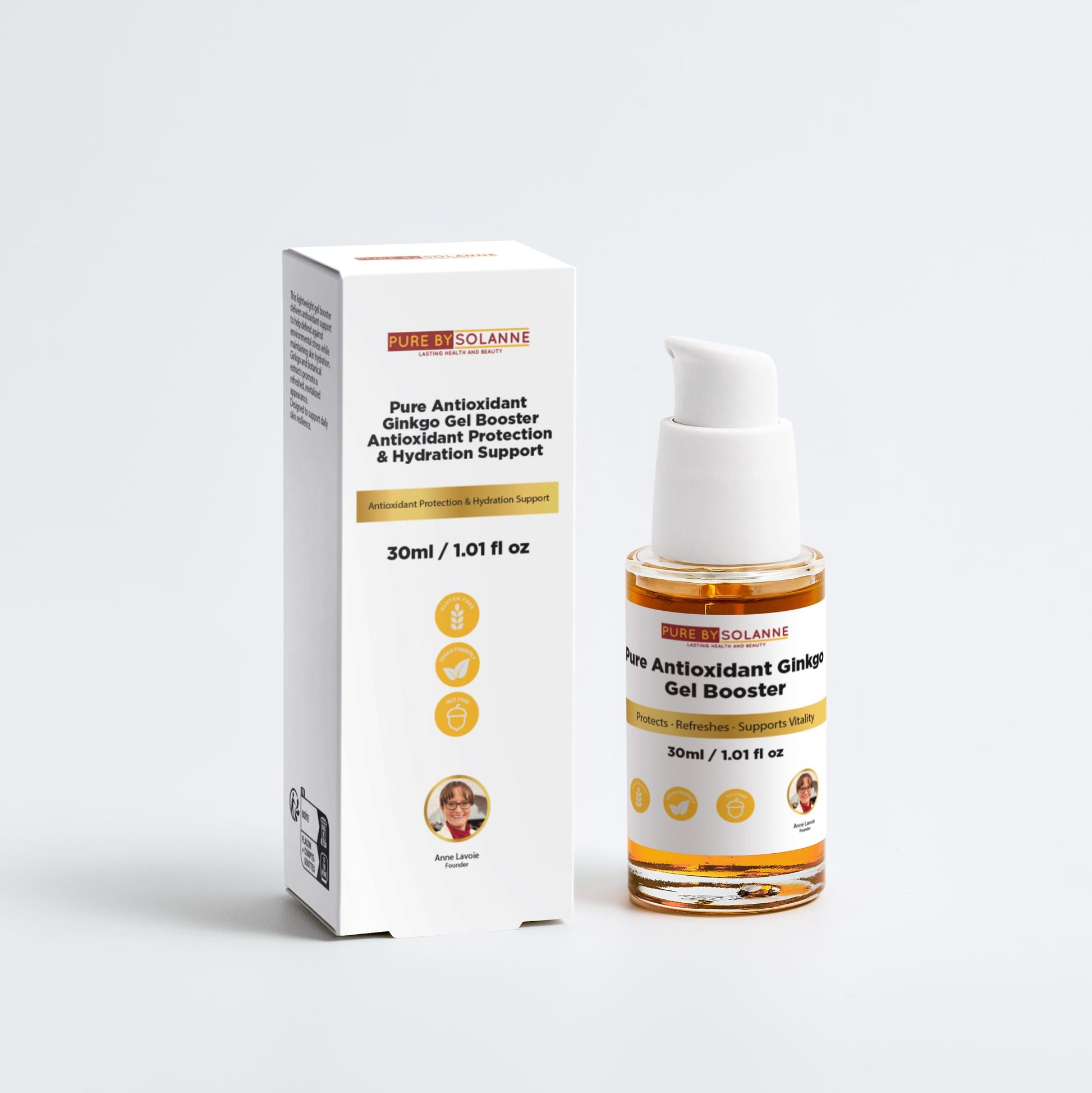 Pure Antioxidant Ginkgo Gel Booster