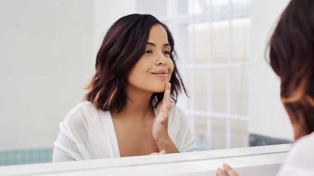 Minimal skincare ritual