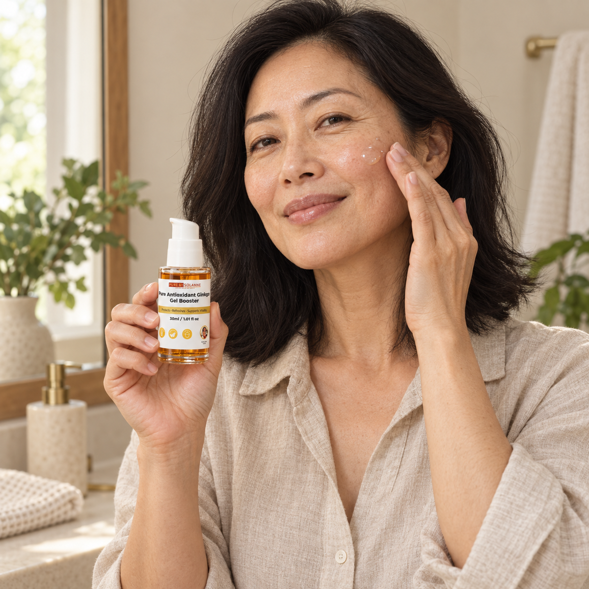 Pure Antioxidant Ginkgo Gel Booster